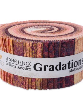 Stonehenge Quilting Cotton Strip Roll 2.5″ Strip Precuts – Marrakech – Gradations II Collection Stonehenge Quilting Cotton Strip Roll 2.5″ Strip Precuts – Marrakech – Gradations II Collection