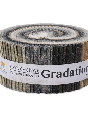 Stonehenge Quilting Cotton Strip Roll 2.5″ Strip Precuts – Slate – Gradations II Collection Stonehenge Quilting Cotton Strip Roll 2.5″ Strip Precuts – Slate – Gradations II Collection