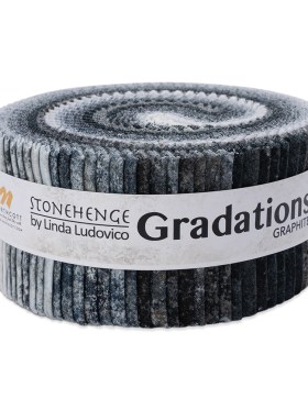 Stonehenge Quilting Cotton Strip Roll 2.5″ Strip Precuts – Graphite – Gradations II Collection Stonehenge Quilting Cotton Strip Roll 2.5″ Strip Precuts – Graphite – Gradations II Collection