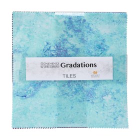 Stonehenge Quilting Cotton Tiles 10″ Square Precuts – Crystal – Gradations II Collection Stonehenge Quilting Cotton Tiles 10″ Square Precuts – Crystal – Gradations II Collection