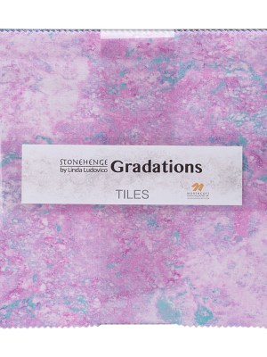 Stonehenge Quilting Cotton Tiles 10″ Square Precuts – Mystic – Gradations II Collection Stonehenge Quilting Cotton Tiles 10″ Square Precuts – Mystic – Gradations II Collection