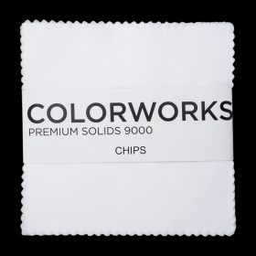 Northcott Quilting Cotton Chips 5″ Square Precuts – Superwhite – Colorworks Collection Northcott Quilting Cotton Chips 5″ Square Precuts – Superwhite – Colorworks Collection