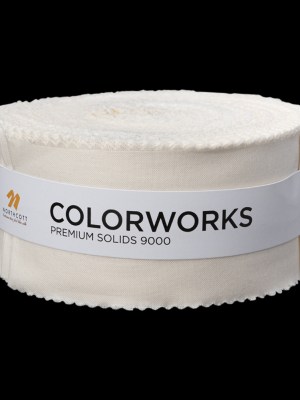 Northcott Quilting Cotton Strip Rolls 2.5″ Strip Precuts – Eggshell – Colorworks Collection Northcott Quilting Cotton Strip Rolls 2.5″ Strip Precuts – Eggshell – Colorworks Collection