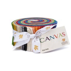 Northcott Quilting Cotton Strip Rolls 2.5″ Strip Precuts – Multi – Canvas Collection Northcott Quilting Cotton Strip Rolls 2.5″ Strip Precuts – Multi – Canvas Collection