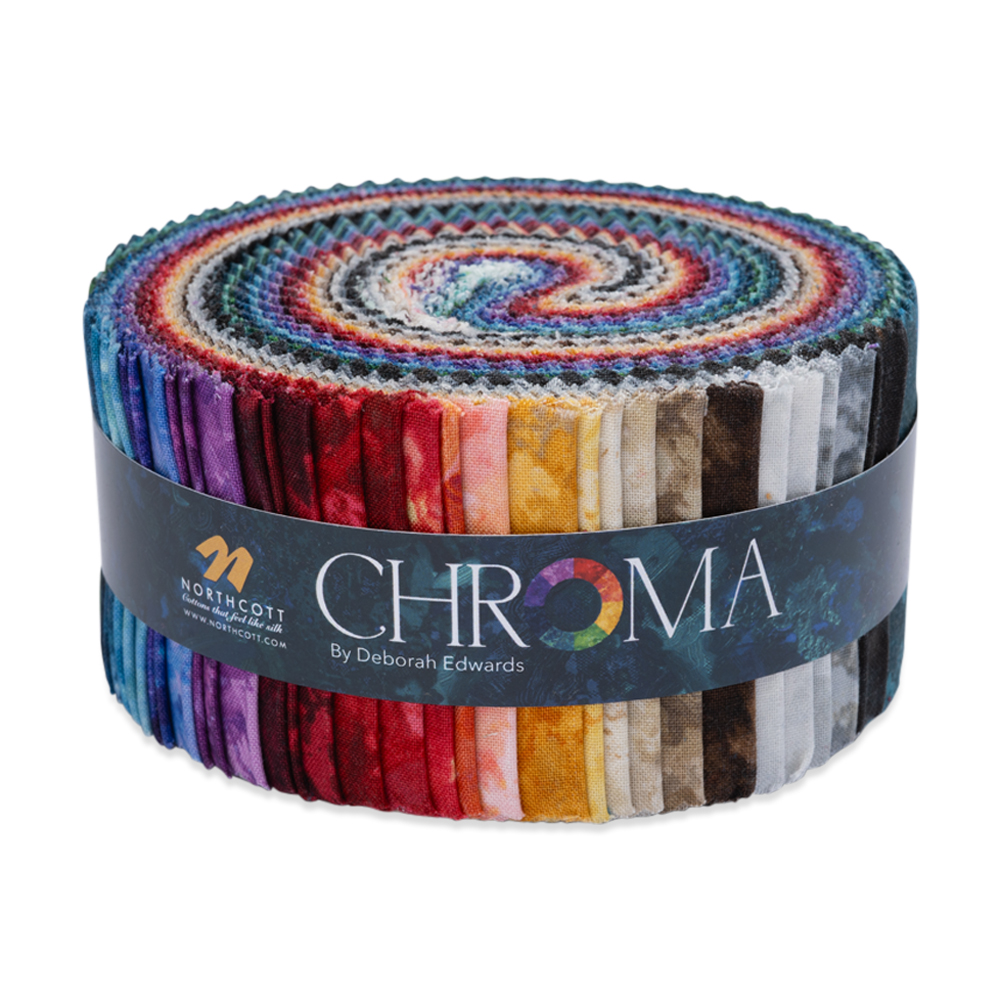 Northcott Quilting Cotton Strip Rolls 2.5″ Strip Precuts – Multi – Chroma Collection Northcott Quilting Cotton Strip Rolls 2.5″ Strip Precuts – Multi – Chroma Collection
