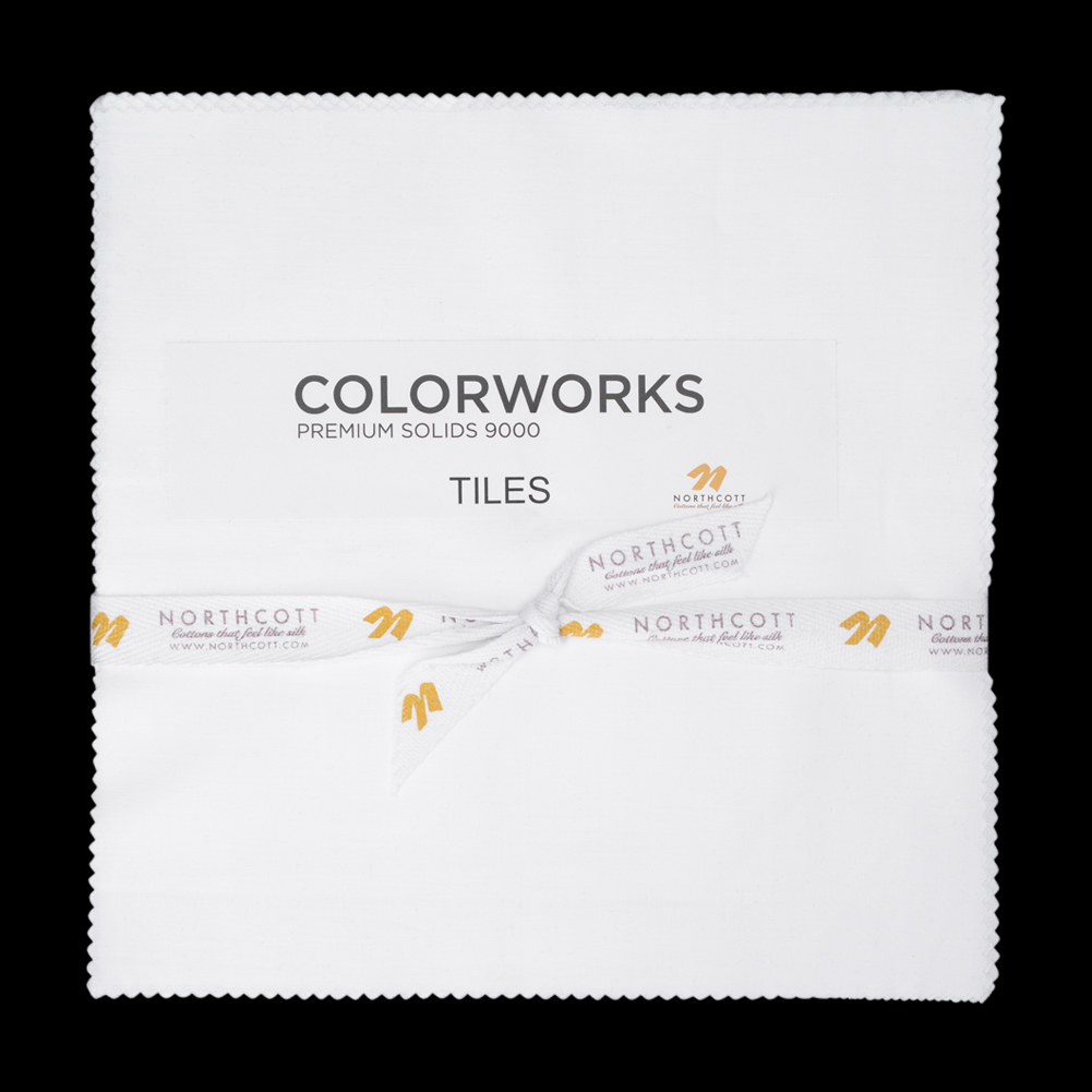 Northcott Quilting Cotton Tiles 10″ Square Precuts – Superwhite – Colorworks Collection Northcott Quilting Cotton Tiles 10″ Square Precuts – Superwhite – Colorworks Collection
