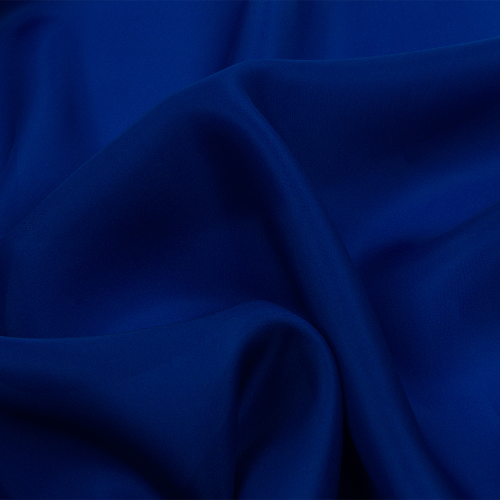 Silk Satin-Face Organza 54″ – Mazarine Blue – Premium Collection Silk Satin-Face Organza 54″ – Mazarine Blue – Premium Collection