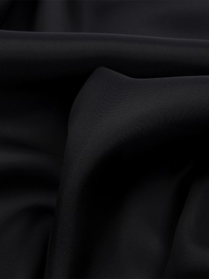 Silk Satin-Face Organza 54″ – Black – Premium Collection Silk Satin-Face Organza 54″ – Black – Premium Collection