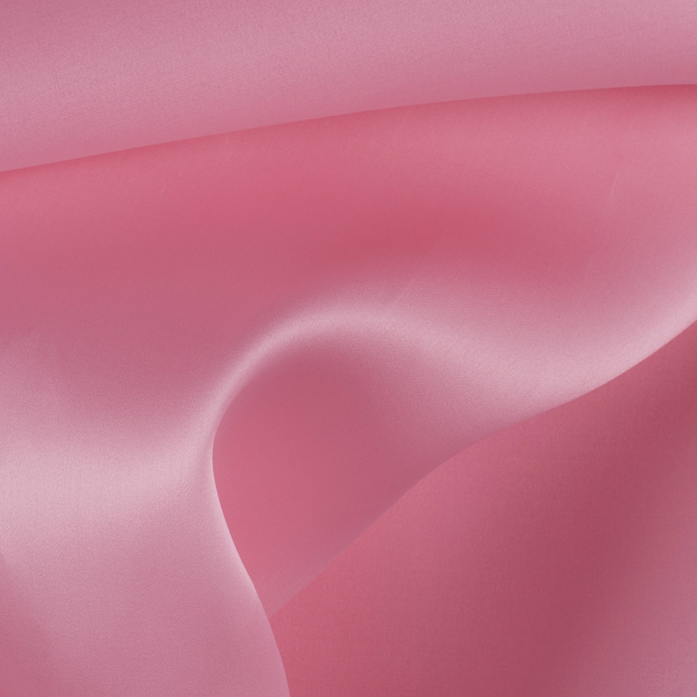 Silk Satin-Face Organza 54″ – Candy Pink – Premium Collection Silk Satin-Face Organza 54″ – Candy Pink – Premium Collection