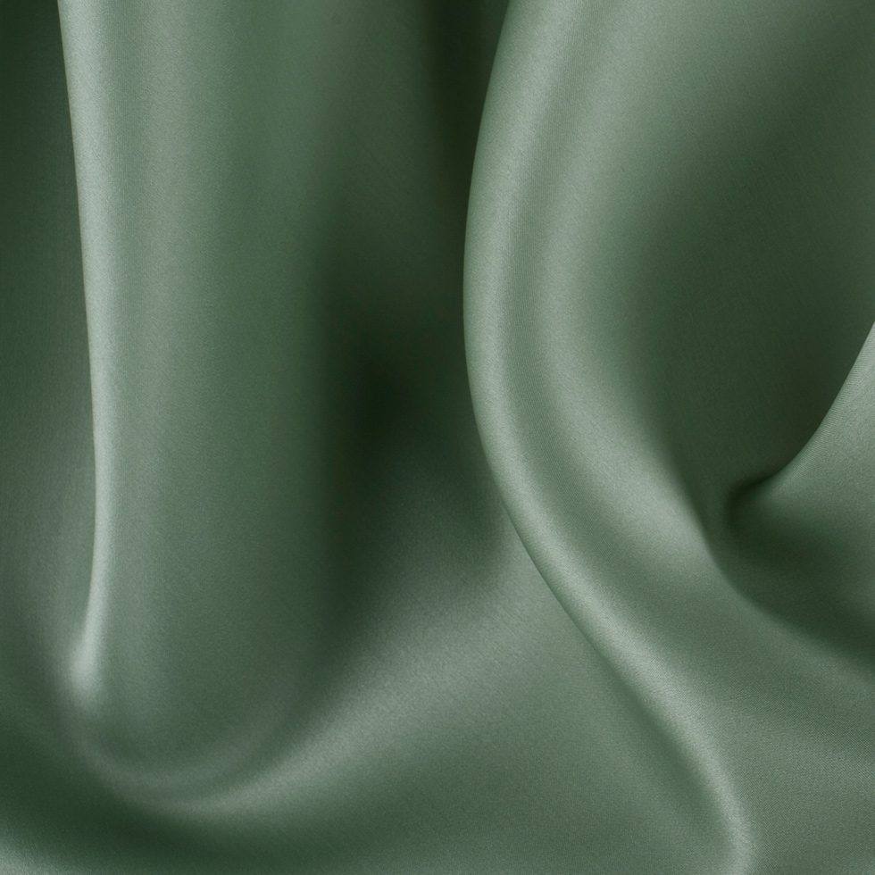 Silk Satin-Face Organza 54″ – Oil Green – Premium Collection Silk Satin-Face Organza 54″ – Oil Green – Premium Collection