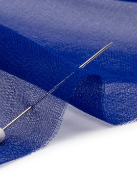 Silk Chiffon 44″ – Mazarine Blue – Premium Collection Silk Chiffon 44″ – Mazarine Blue – Premium Collection