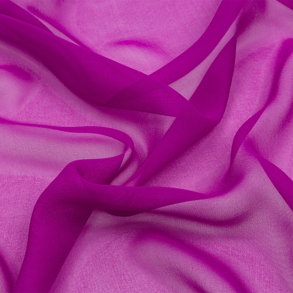 Silk Chiffon 44″ – Sparkling Purple – Premium Collection Silk Chiffon 44″ – Sparkling Purple – Premium Collection