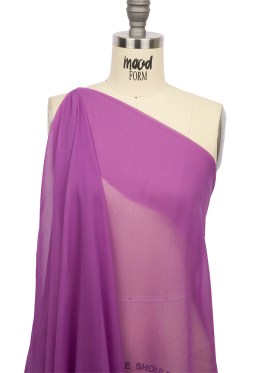 Silk Chiffon 44″ – Bright Purple – Premium Collection Silk Chiffon 44″ – Bright Purple – Premium Collection
