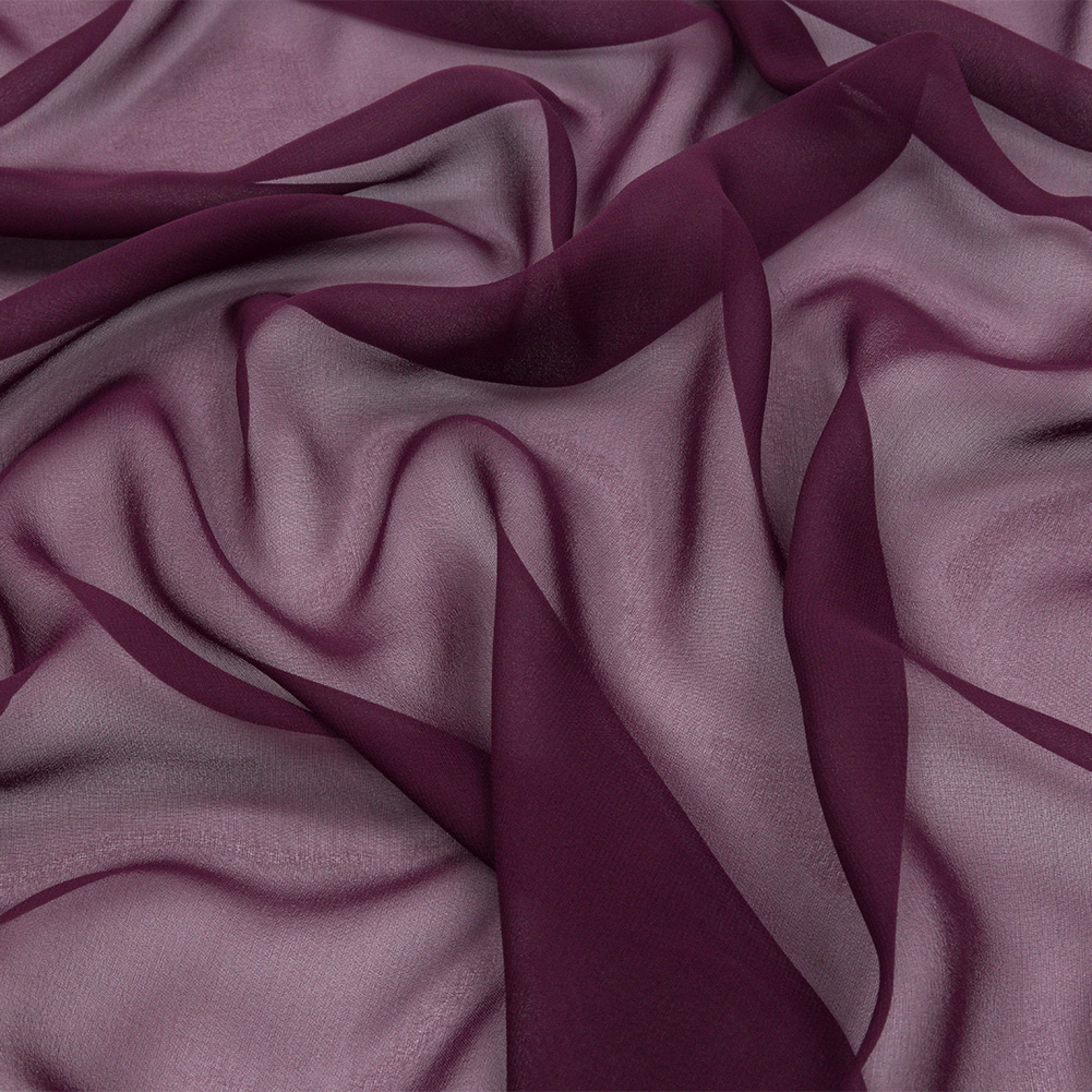 Silk Chiffon 44″ – Eggplant – Premium Collection Silk Chiffon 44″ – Eggplant – Premium Collection