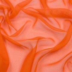 Silk Chiffon 44″ – Burnt Orange – Premium Collection Silk Chiffon 44″ – Burnt Orange – Premium Collection