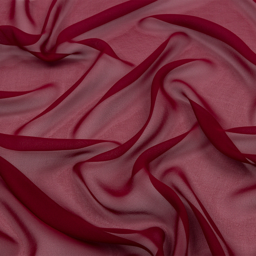 Silk Chiffon 44″ – Wine – Premium Collection Silk Chiffon 44″ – Wine – Premium Collection