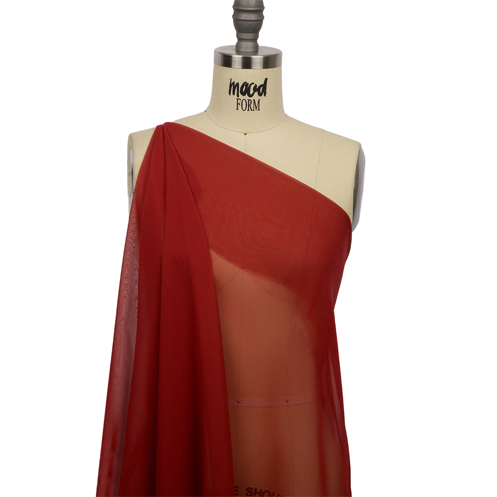 Silk Chiffon 44″ – Rust – Premium Collection Silk Chiffon 44″ – Rust – Premium Collection