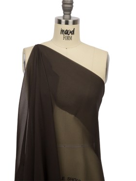 Silk Chiffon 44″ – Deep Charcoal – Premium Collection Silk Chiffon 44″ – Deep Charcoal – Premium Collection