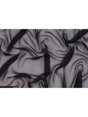 Silk Chiffon 44″ – Black – Premium Collection Silk Chiffon 44″ – Black – Premium Collection