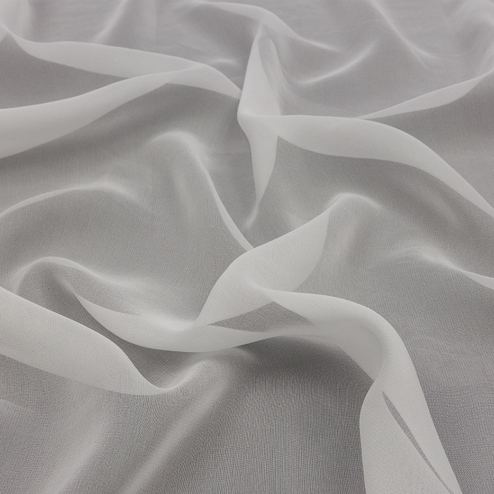 Silk Chiffon 44″ – Whisper White – Premium Collection Silk Chiffon 44″ – Whisper White – Premium Collection