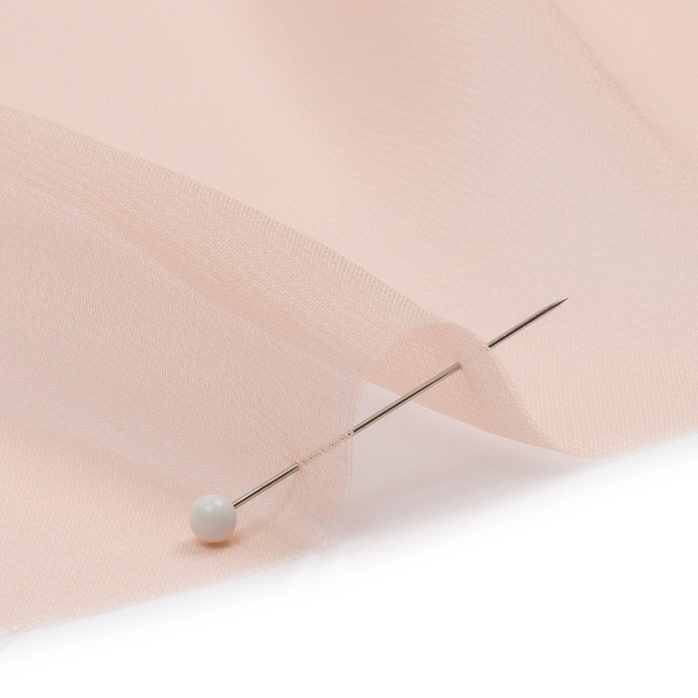 Silk Chiffon 44" - Pale Blush - Premium Collection