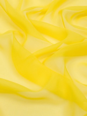 Silk Chiffon 44″ – Buttercup Yellow – Premium Collection Silk Chiffon 44″ – Buttercup Yellow – Premium Collection