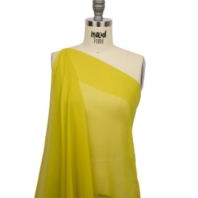 Silk Chiffon 44″ – Warm Olive – Premium Collection Silk Chiffon 44″ – Warm Olive – Premium Collection
