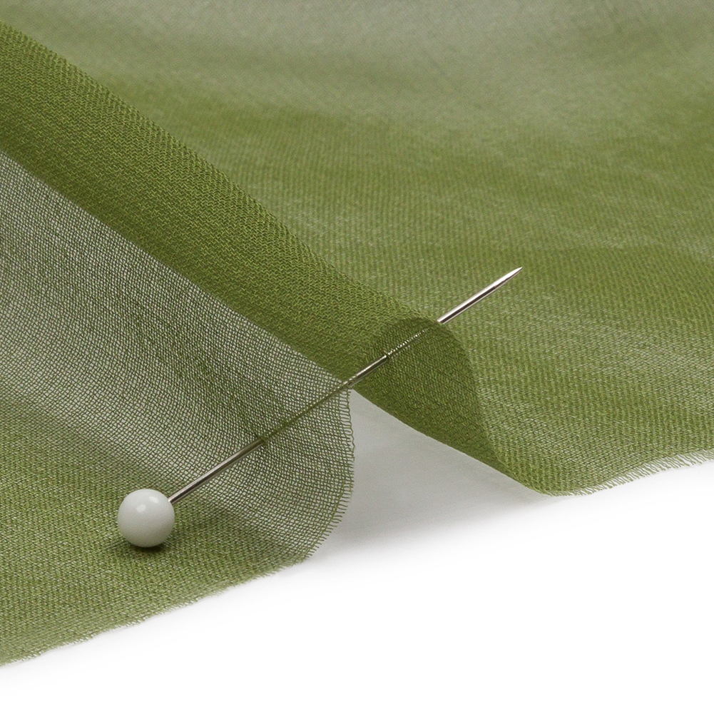 Silk Chiffon 54″ – Pesto Green – Premium Collection Silk Chiffon 54″ – Pesto Green – Premium Collection