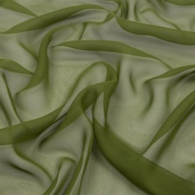 Silk Chiffon 54″ – Pesto Green – Premium Collection Silk Chiffon 54″ – Pesto Green – Premium Collection