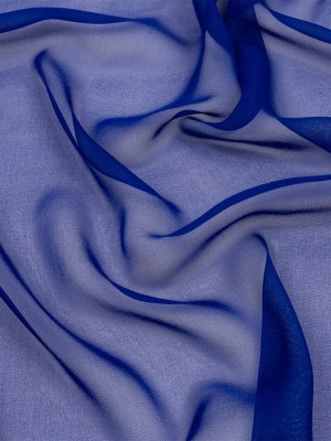 Silk Chiffon 54″ – Mazarine Blue – Premium Collection Silk Chiffon 54″ – Mazarine Blue – Premium Collection