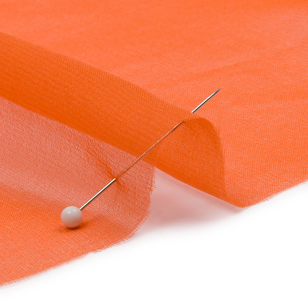 Silk Chiffon 54″ – Burnt Orange – Premium Collection Silk Chiffon 54″ – Burnt Orange – Premium Collection