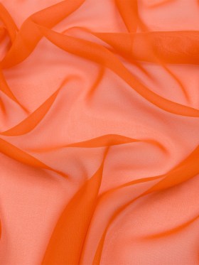 Silk Chiffon 54″ – Burnt Orange – Premium Collection Silk Chiffon 54″ – Burnt Orange – Premium Collection