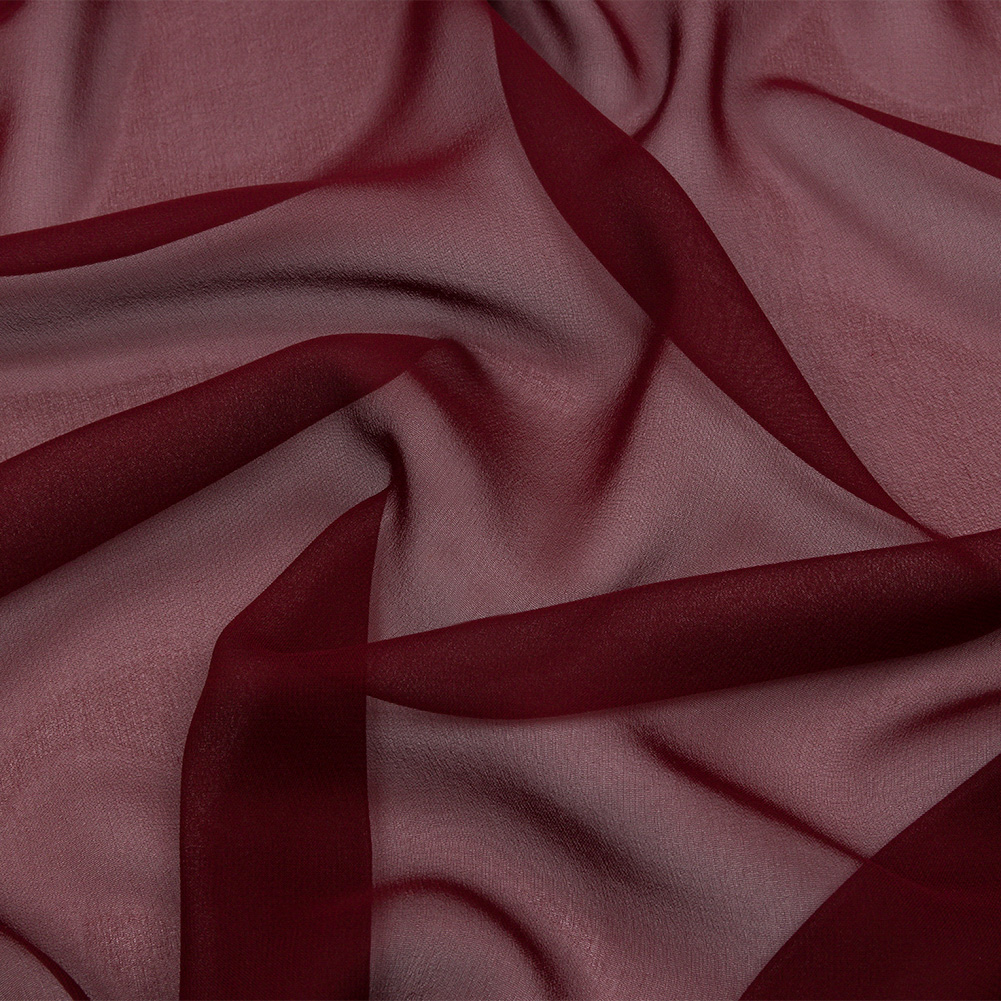 Silk Chiffon 54″ – Port – Premium Collection Silk Chiffon 54″ – Port – Premium Collection