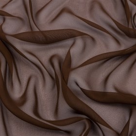 Silk Chiffon 54″ – Chocolate – Premium Collection Silk Chiffon 54″ – Chocolate – Premium Collection