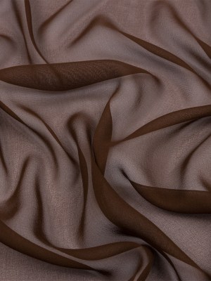 Silk Chiffon 54″ – Chocolate – Premium Collection Silk Chiffon 54″ – Chocolate – Premium Collection