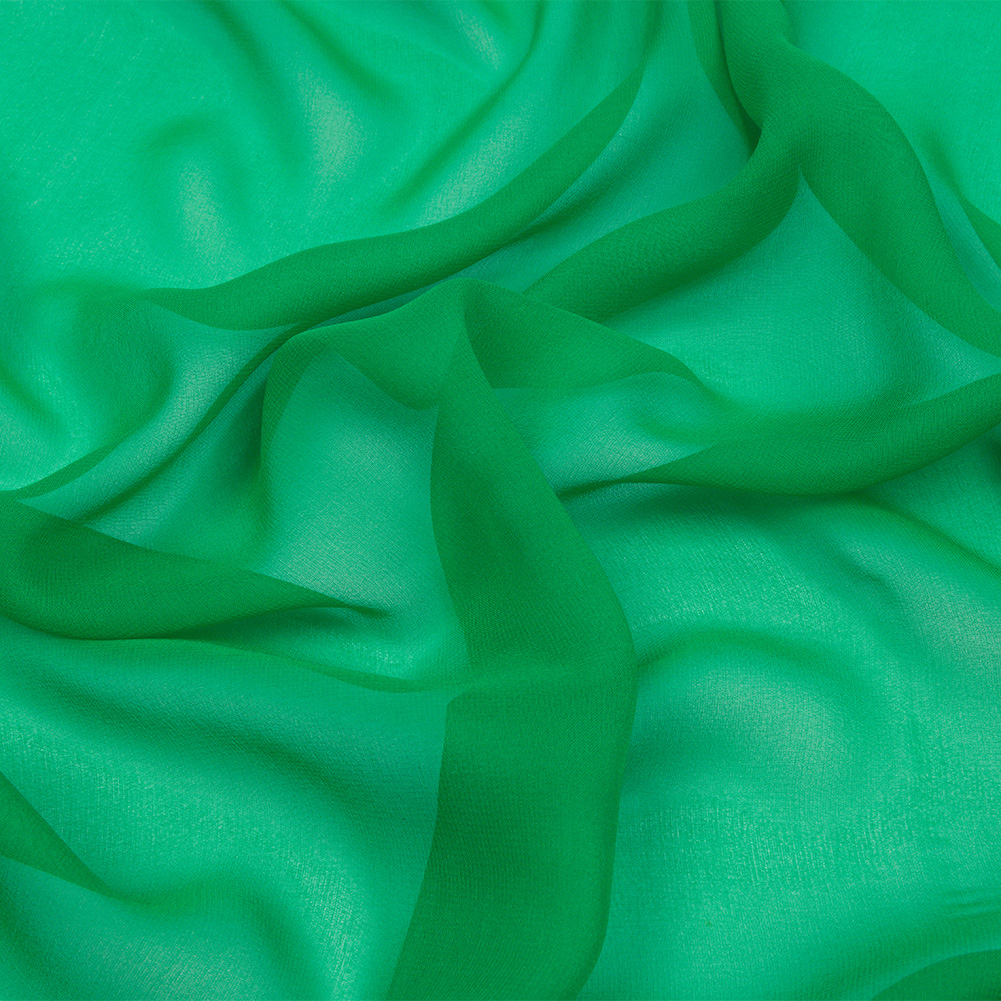 Silk Chiffon 54″ – Kelly Green – Premium Collection Silk Chiffon 54″ – Kelly Green – Premium Collection