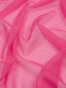 Silk Chiffon 54″ – Carmine Rose – Premium Collection Silk Chiffon 54″ – Carmine Rose – Premium Collection