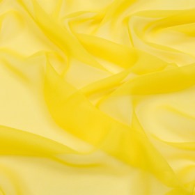 Silk Chiffon 54″ – Buttercup Yellow – Premium Collection Silk Chiffon 54″ – Buttercup Yellow – Premium Collection