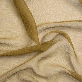 Crinkled Silk Chiffon – Fir Green – Premium Collection Crinkled Silk Chiffon – Fir Green – Premium Collection
