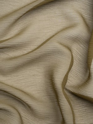 Crinkled Silk Chiffon – Olive Green – Premium Collection Crinkled Silk Chiffon – Olive Green – Premium Collection
