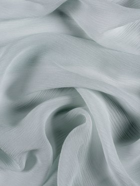 Crinkled Silk Chiffon – Morning Mist – Premium Collection Crinkled Silk Chiffon – Morning Mist – Premium Collection