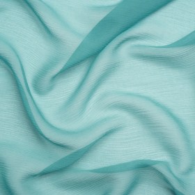 Crinkled Silk Chiffon – Colonial Blue – Premium Collection Crinkled Silk Chiffon – Colonial Blue – Premium Collection