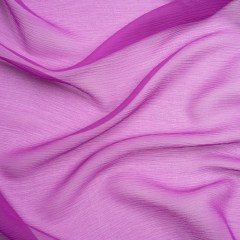 Crinkled Silk Chiffon – Sparkling Purple – Premium Collection Crinkled Silk Chiffon – Sparkling Purple – Premium Collection