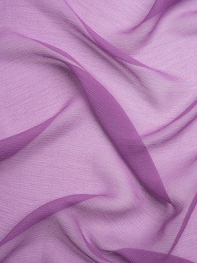 Crinkled Silk Chiffon – Bright Purple – Premium Collection Crinkled Silk Chiffon – Bright Purple – Premium Collection