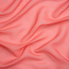 Crinkled Silk Chiffon – Salmon – Premium Collection Crinkled Silk Chiffon – Salmon – Premium Collection