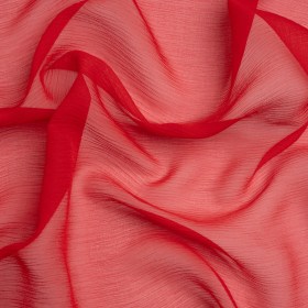 Crinkled Silk Chiffon – Brick – Premium Collection Crinkled Silk Chiffon – Brick – Premium Collection