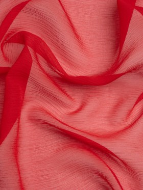 Crinkled Silk Chiffon – Brick – Premium Collection Crinkled Silk Chiffon – Brick – Premium Collection