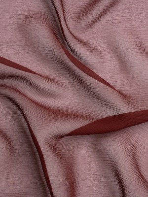 Crinkled Silk Chiffon – Port – Premium Collection Crinkled Silk Chiffon – Port – Premium Collection