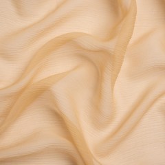 Crinkled Silk Chiffon – Toasted – Premium Collection Crinkled Silk Chiffon – Toasted – Premium Collection
