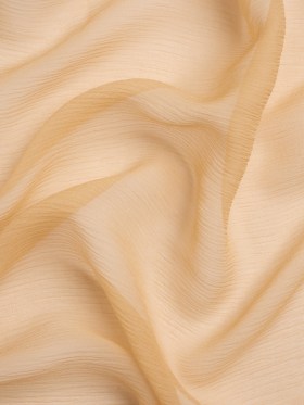 Crinkled Silk Chiffon – Toasted – Premium Collection Crinkled Silk Chiffon – Toasted – Premium Collection